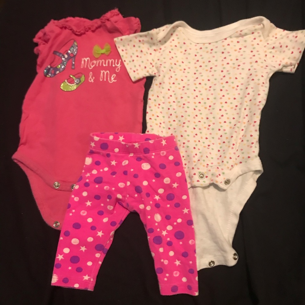 Okie Dokie brand 3 piece set short sleeve